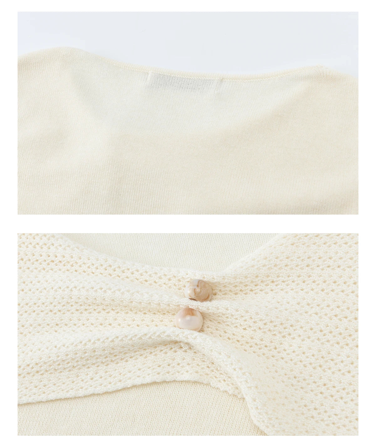 MISHOW Women's Beige Wool Blend Knit Sweater 2026 Spring Asymmetrical Collar Long Sleeve Top Slim Casual Thin Sweater MXF11Z2918