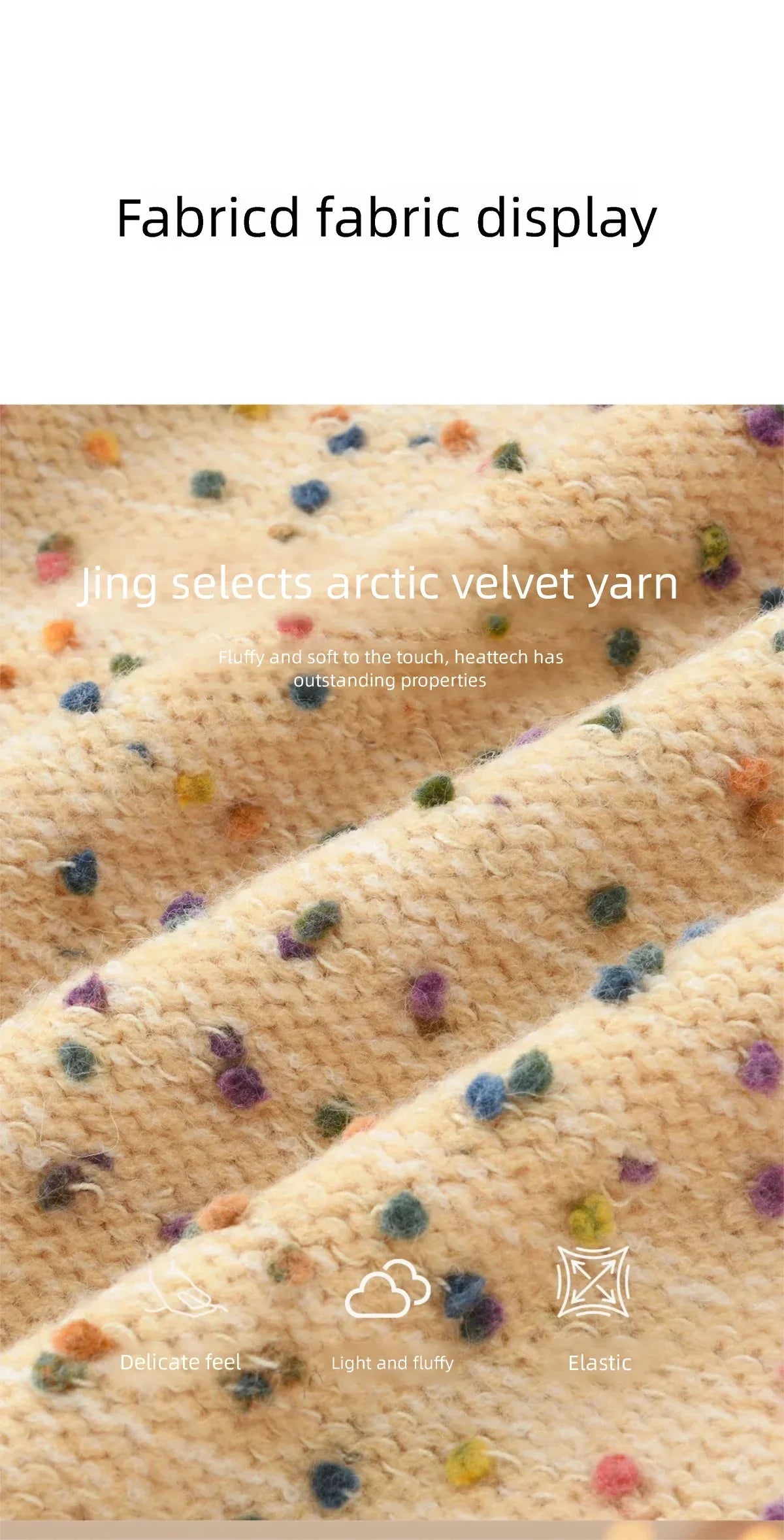 MISHOW Colorful Yellow Sweater Cardigan for Women Winter 2025 Arctic Fleece Retro Round Neck Warm Thick Knit Sweaters MXE91Z2778