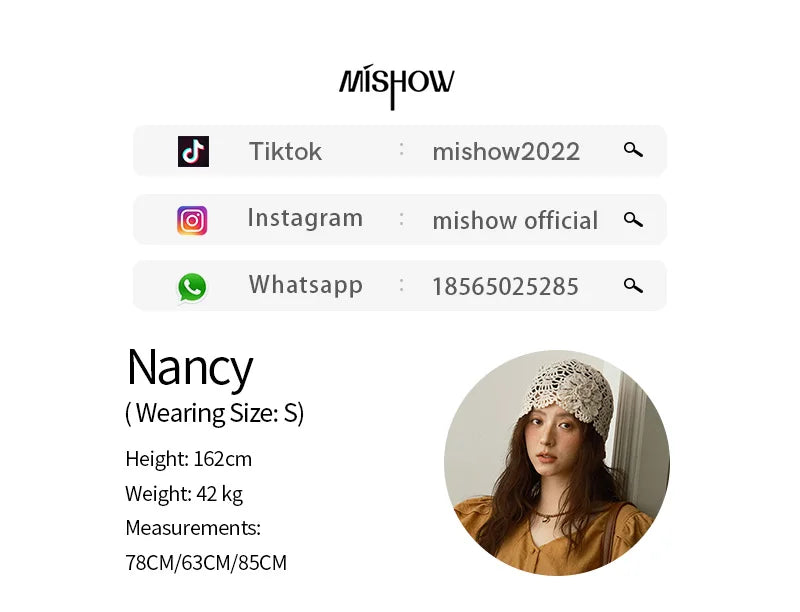 MISHOW Women Casual Wide Leg Pants 2025 Summer Button Pocket Versatile High Waist Slim Straight Pants Female Clothing MXE39K0962