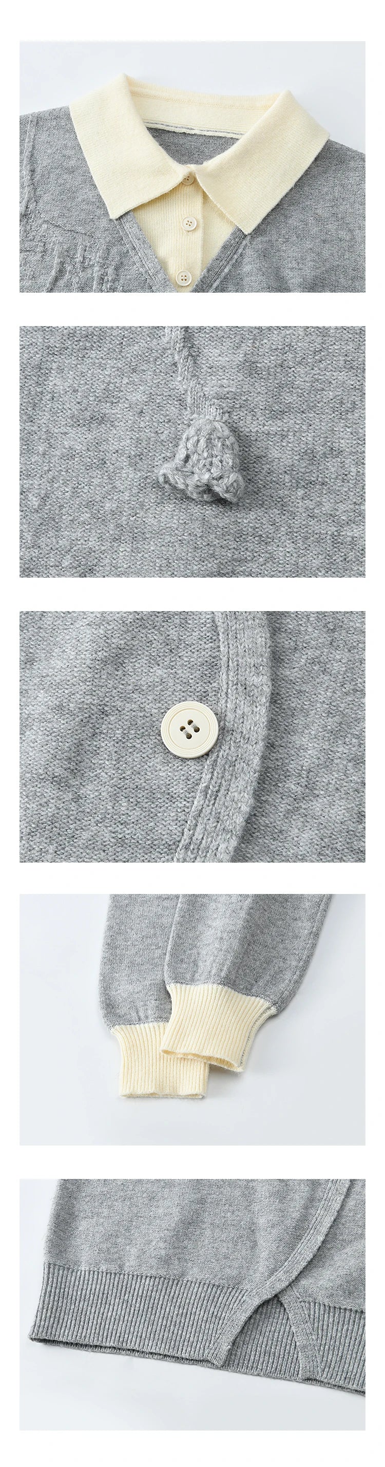 MISHOW Fake Two-piece Sweater Women French Retro Splicing Top 2024 Fall Winter New Korean Design Thin Knitwear MXD46Z0804