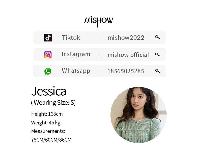 MISHOW Women's Brown Polka Dot Skirt Spring Irregular Ruffled Chiffon Elastic Waist Skirts Casual A-line Mini Skirt MXF13B2476