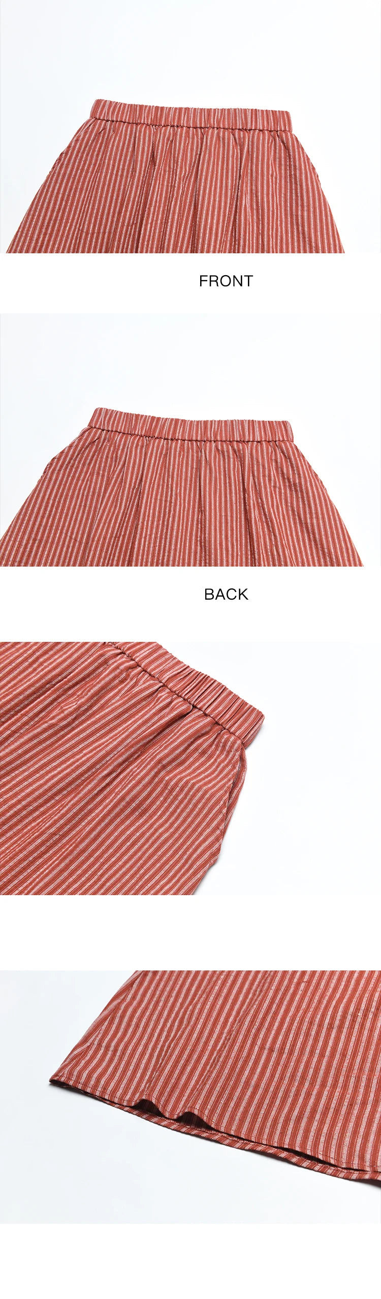 MISHOW French Red Stripe Tank Blouse Elastic Waist Skirt Separately Women 2024 Summer Slim Vacation Strap Waist Skirt MXD30X1631