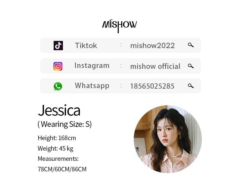 MISHOW Pink Turn-down Collar Flower Bud Sleeve Shirt for Women 2025 Summer New Women's Clothing Button Striped Shirt MXD24C0204