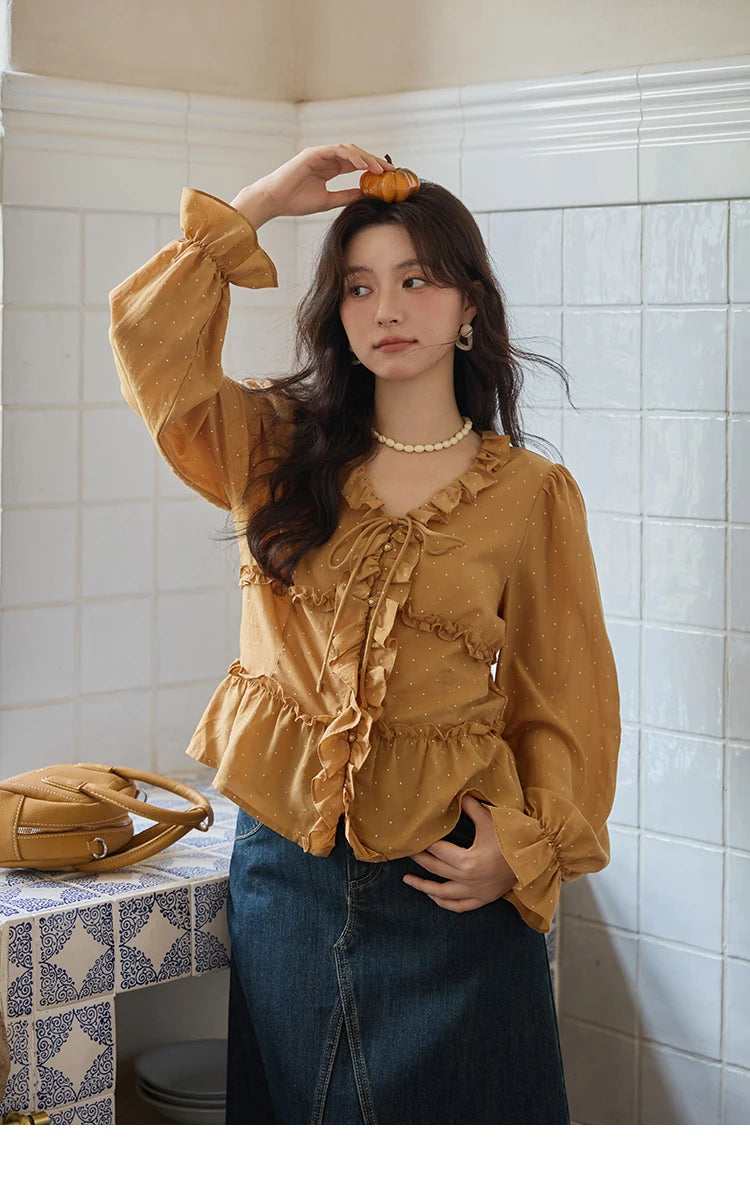 MISHOW High Waist Slim Denim Skirt for Women Autumn 2025 Fashion Pocket Skirt Rear Hem Split Casual Skirt Office Lady MXE41B2379