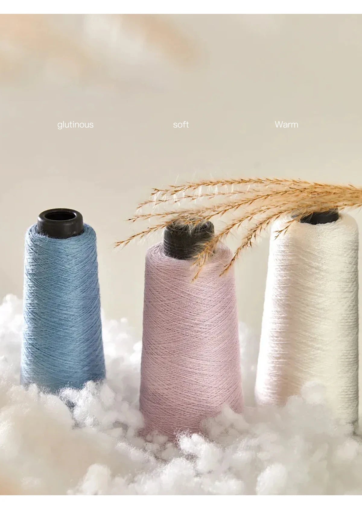 MISHOW Women's Beige White Knitted Sweater 2025 Autumn Winter Round Collar Sheep Pattern Loose Warm Pullover Sweaters MXE94Z2962