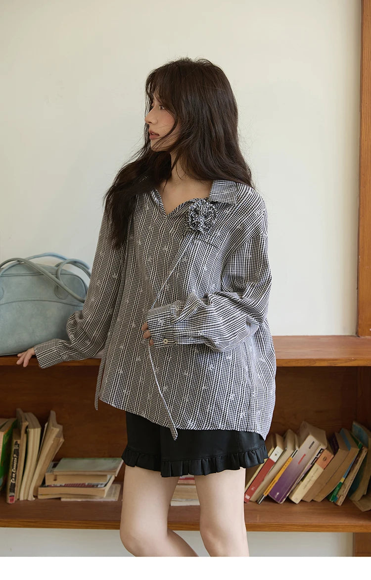 Mishow PU Leather High Waist Ruffle Hem Shorts MXE42K1068