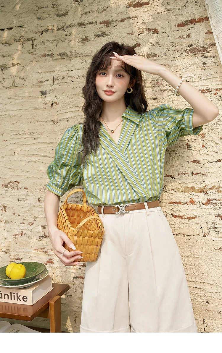 MISHOW Casual Solid Suit Short Pants for Women 2024 Summer High Waist Slim Straight Leg Pants Loose A-line Shorts MXD28K0647