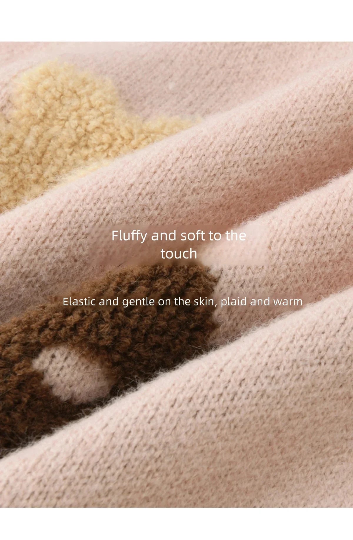 MISHOW Women's Floral Hooded Thick Sweater 2025 Loose Comfortable Pink 3D Jacquard Casual Long-Sleeved Pullovers MXE90Z2786