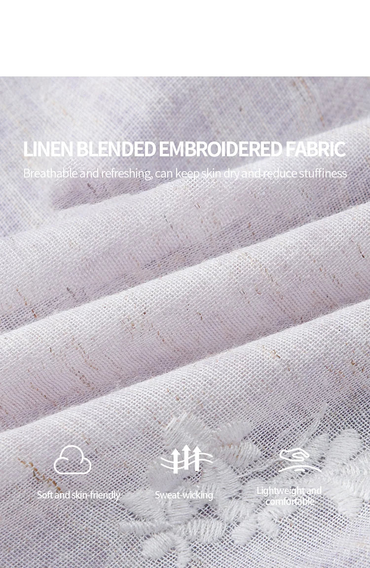 MISHOW Summer Embroidered Dress for Women 2025 New Round Neck Ruffled Sleeveless A-line Midi Dresses Female Fashion MXE33L2231