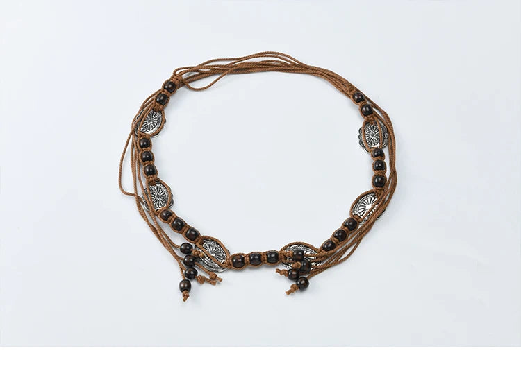 MISHOW  Women's Long-sleeved Tops 2025 Winter Retro Brown Three-dimensional Flower Decoration Round Neck Knitted Tops MXE51Z2593