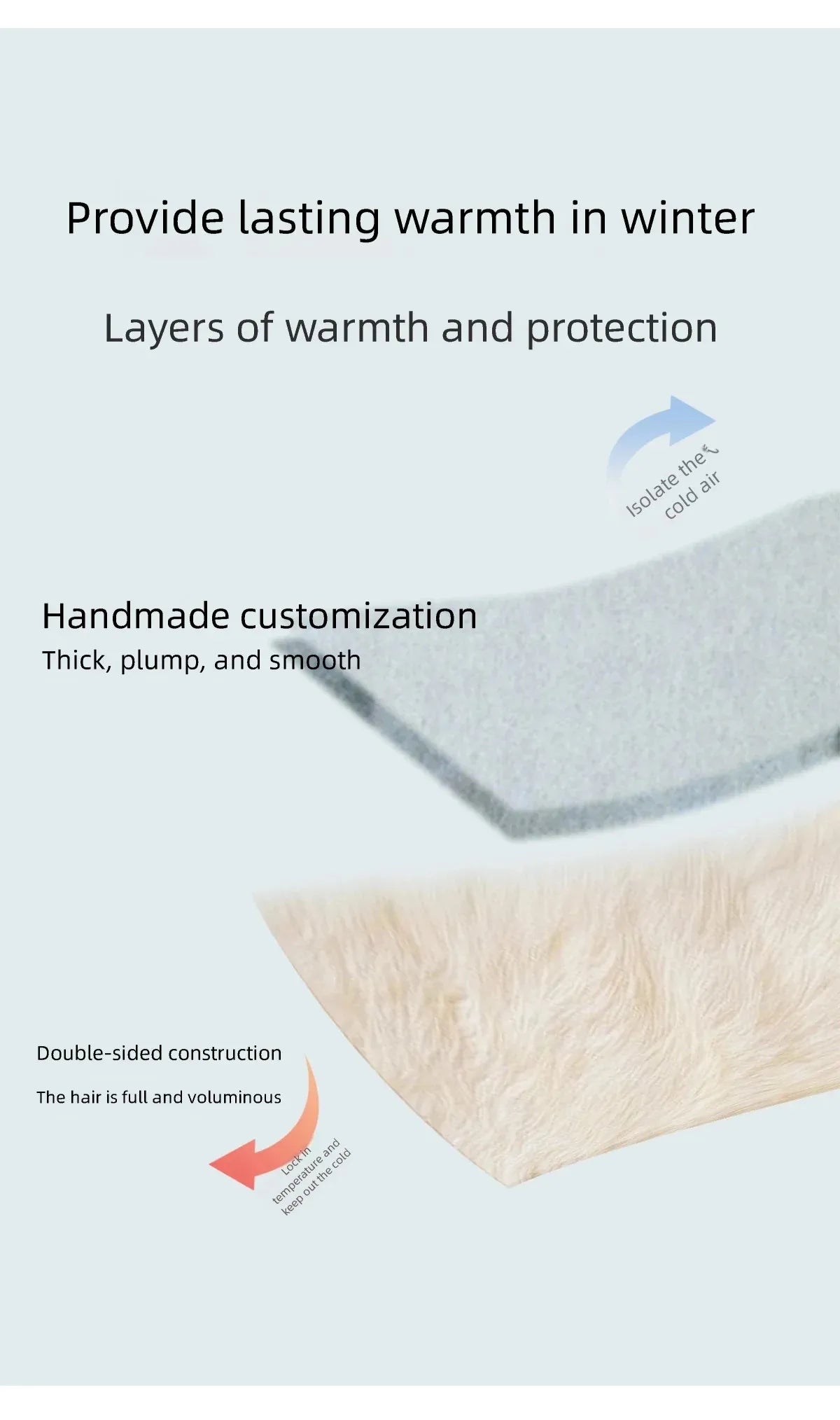 MISHOW 100% Wool Mint Green Double-sided Woolen Coats for Women Winter 2025 Warm Loose Coat with 2-in-1 Scarf Gloves MXE92W1014