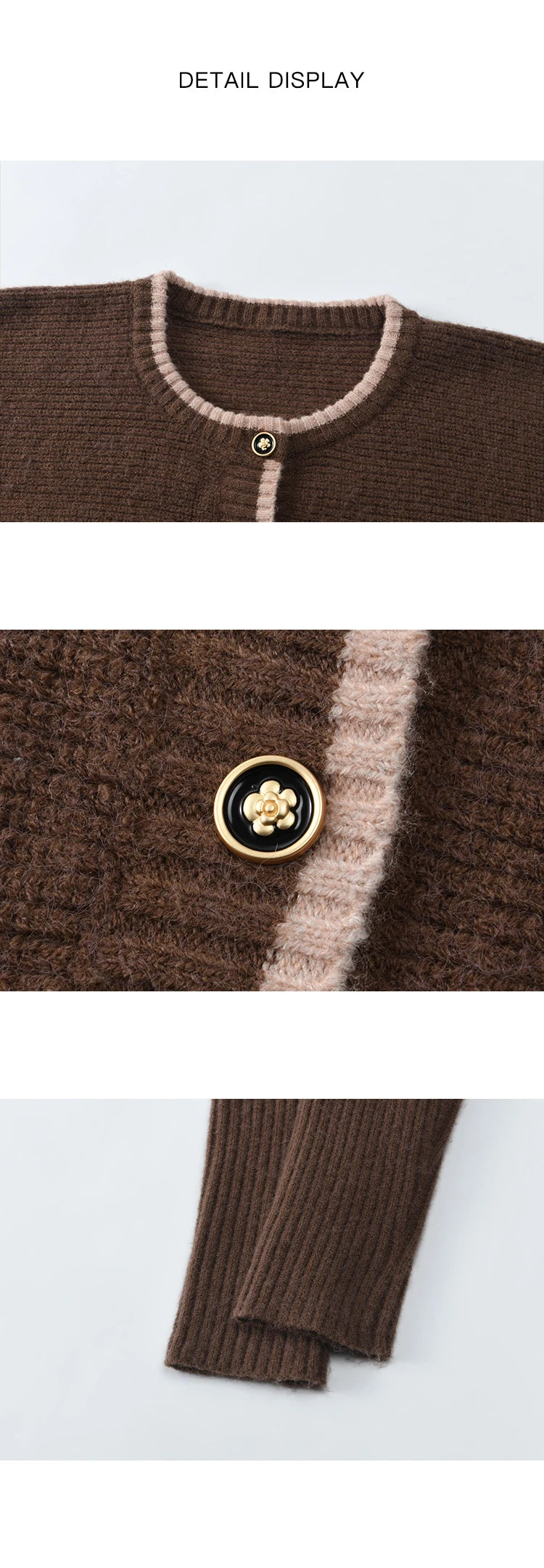 MISHOW French Vintage Dress O Neck Knitted Cardigan Separately Women Sweet Knitted Short Sweater Plaid Camisole Dress MXD43L2012