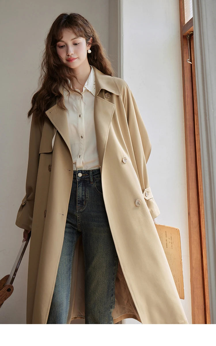 MISHOW Women's Casual Loose Shirt 2023 Autumn Turn-down Collar Embroidery Hollowed Out Single Breasted Mid Length Top MXC41C0077