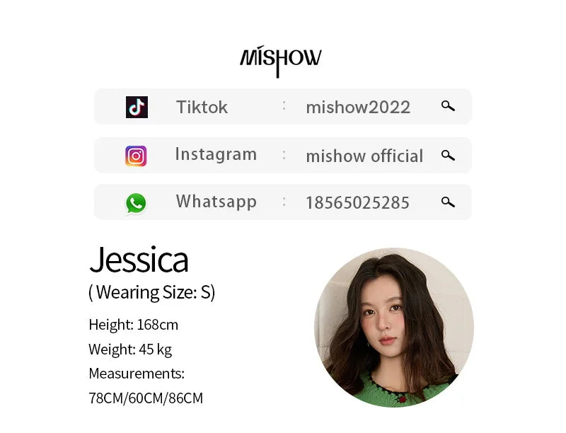 MISHOW Color Button Thickened Sweater for Women 2025 Winter Minimalist Loose Crew Neck Long Sleeves Cardigan Ladies MXE88Z2688