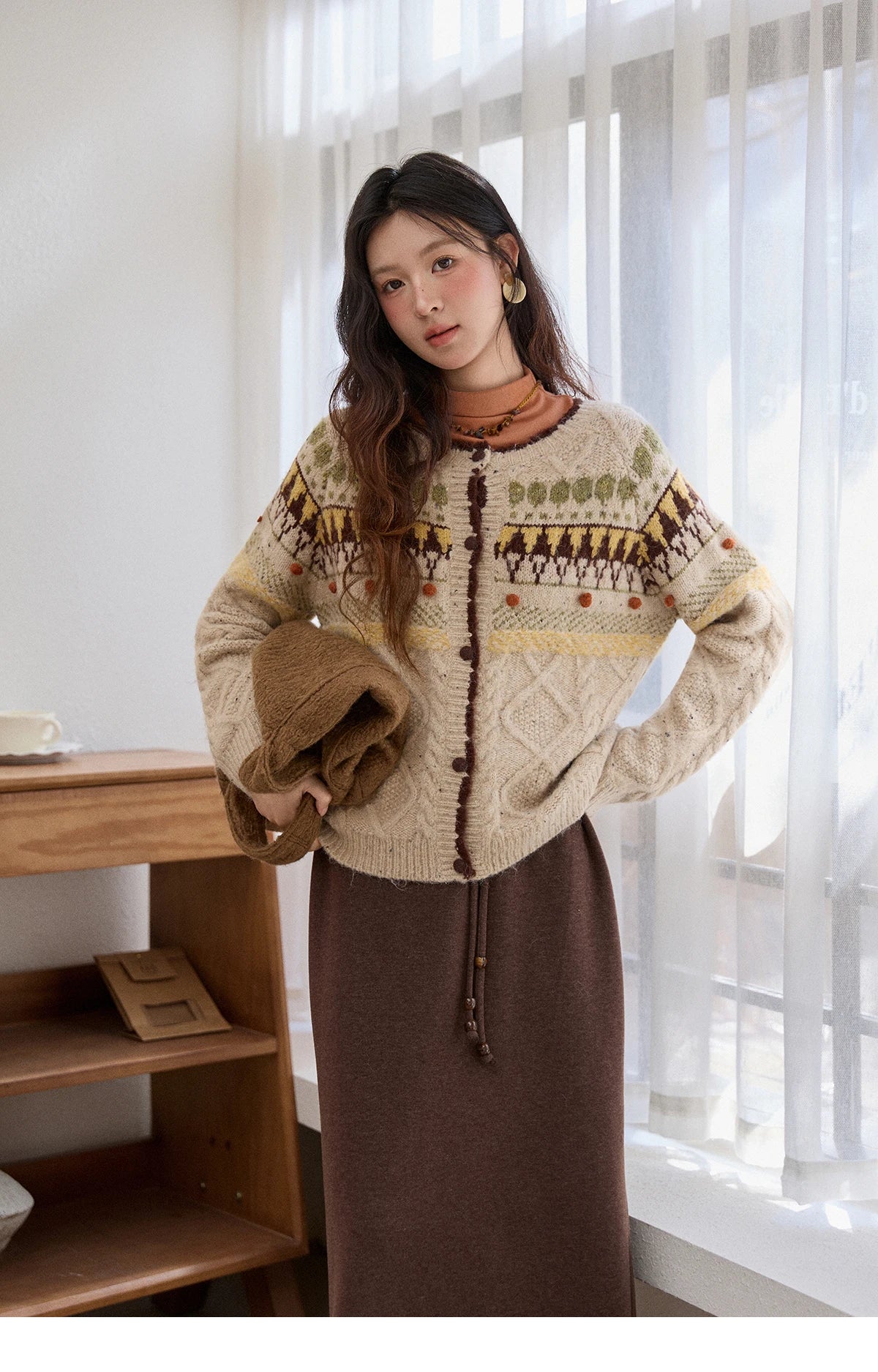 Mishow Multi-Color Thermal Turtleneck Top MXE91Z2784