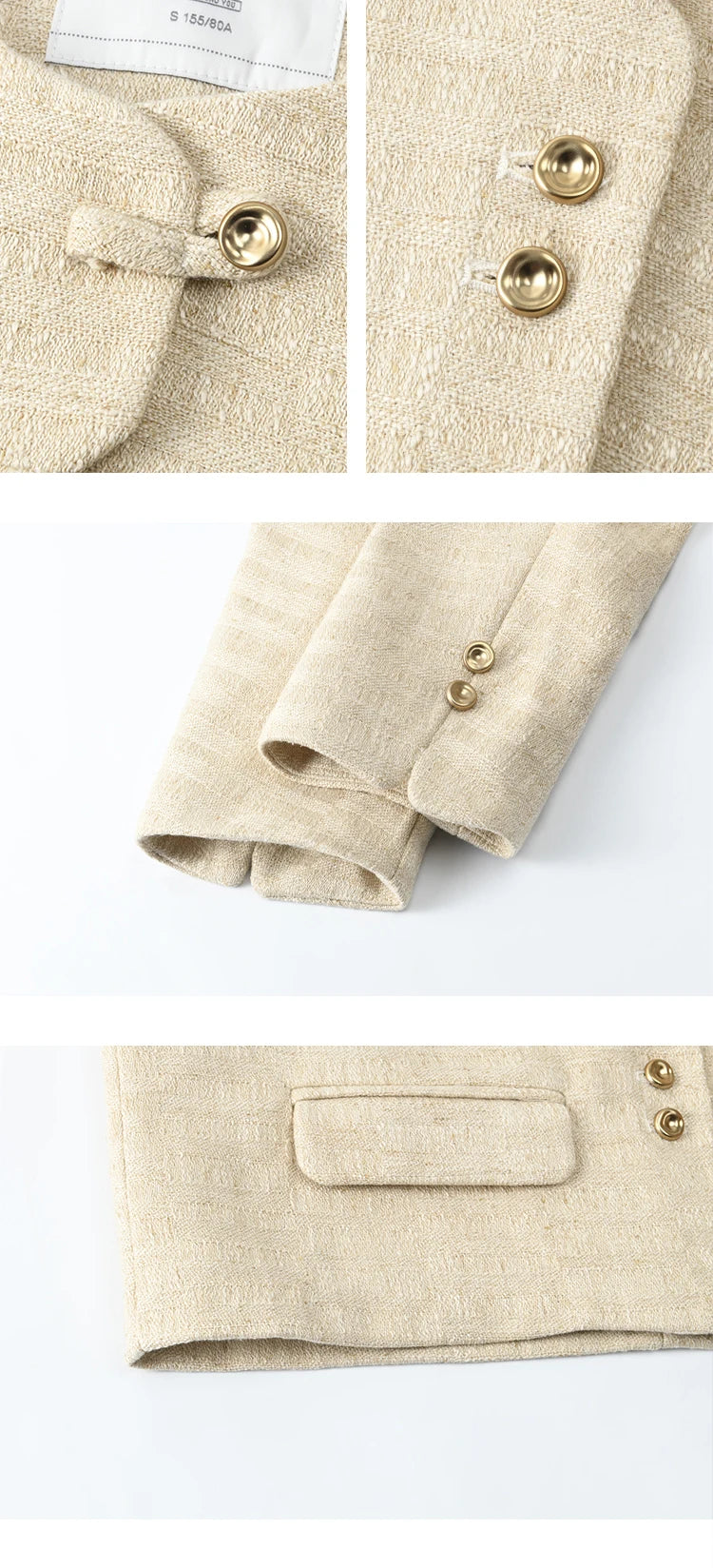 MISHOW Fashion Xiaoxiangfeng Long Sleeve Jacket Women's Spring New High End Temperament Button  Tops Short Coat Girl MXE11W0713