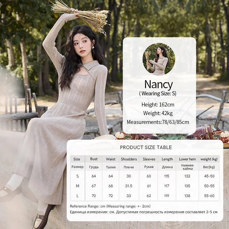 MISHOW Women’s Sweater Top Dress Separately 2024 Fall Winter Fashion Imitation Mink Fur Sweet Coat Knitted Dress MXD45L2043