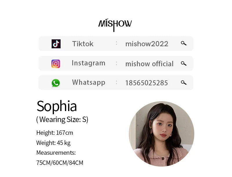 MISHOW Pink French Cardigan Women 2025 Autumn Winter New Sweet Turn-down Collar Single-breasted Loose Knit Sweater MXE48Z2569