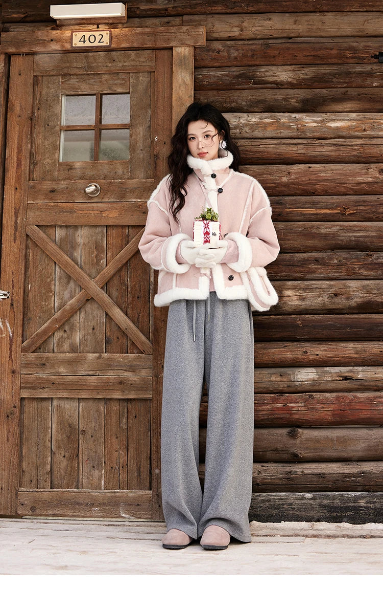 MISHOW Wide Legged Pants Women's Casual Versatile Long Pants 2025 Fall Winter New Korean High-waist Thin Pants MXD34K0824