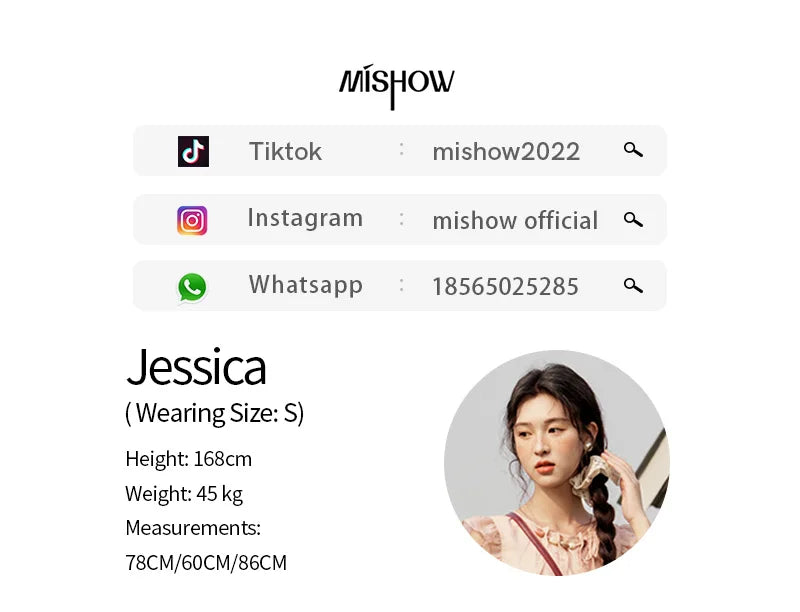 MISHOW Sweet Summer Skirt Sets Women New 2025 Short Flying Sleeve Round Neck Tops Hollow Embroidery A-line Skirt Lady MXE33T0545