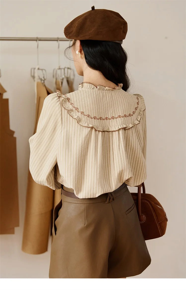 MISHOW Women's PU Leather Shorts Autumn 2025 Slanted Pocket Versatile Short Pants A-line Waist Shorts Excluding Belt MXE48K1086