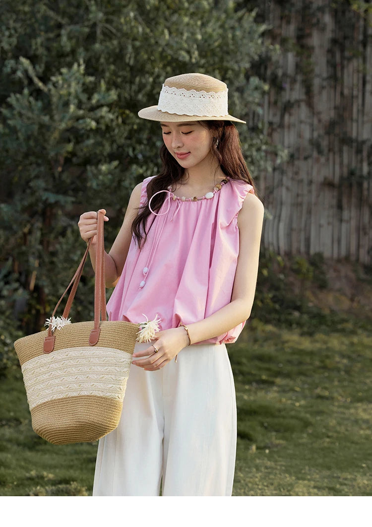 MISHOW Office Lady Summer Women 2025 New Solid High Waist Long Wide Leg All-match Pants Woman Fashion Loose Trousers MXE32K0913