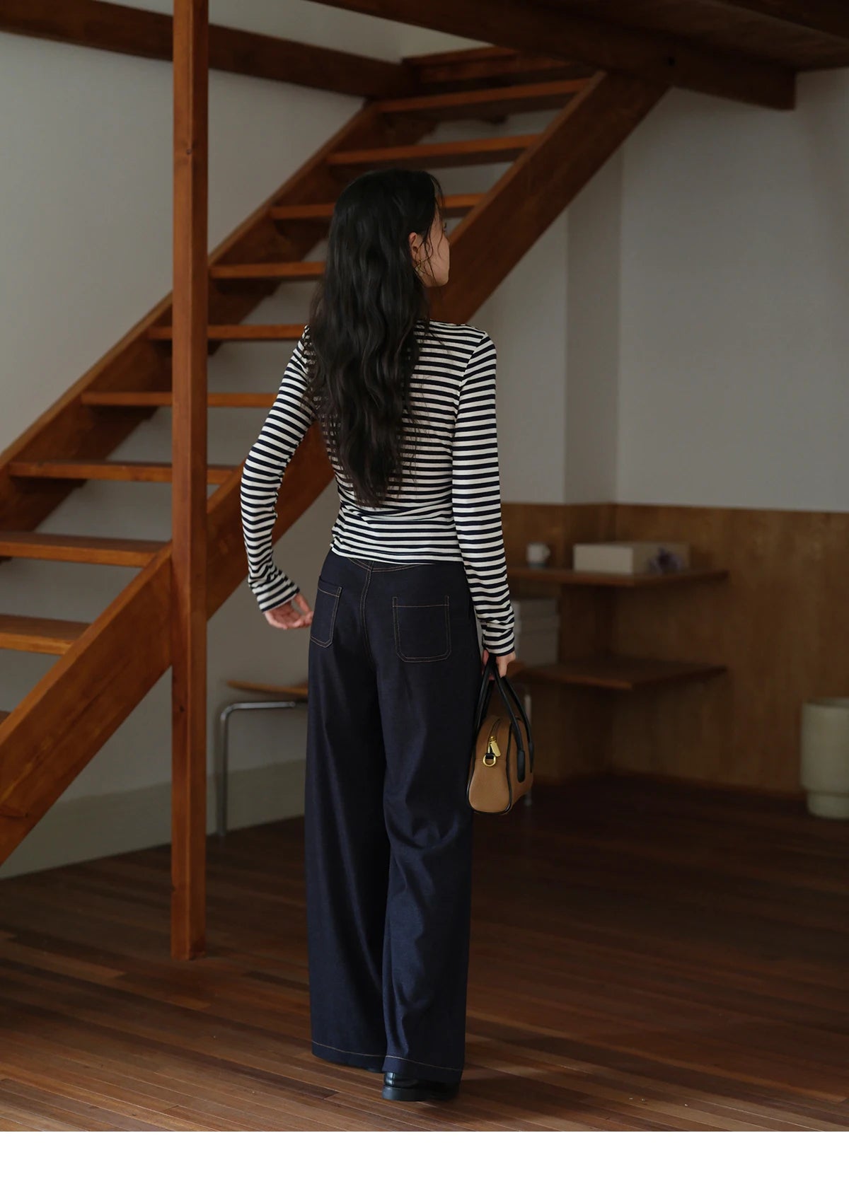 MISHOW Multi Colored Fake Two-piece Knitted Sweater 2025 Autumn Swinging Collar Casual Tops Contrasting Waist Top MXE42Z1341