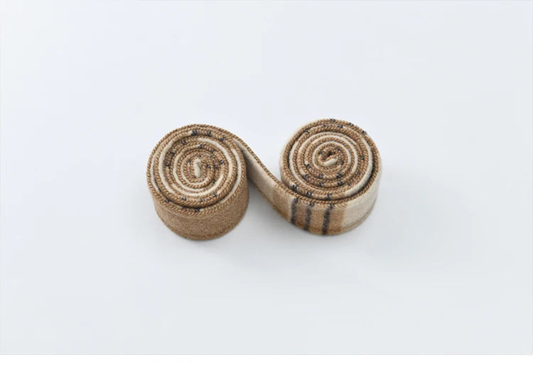 MISHOW Plaid Double-faced Wool Coat Women 2025 Winter Retro Lapel Single Buckle Loose Mid-length Coat Woman Clothes MXE89W0898